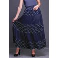thumbnail image 2 of Bimba Jupes Maxi Imprimées Femmes Style Bohème Gitane Longue Jupe en Coton, 2 of 5