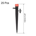 thumbnail image 2 of Unique Bargains Goutteurs de Pulvérisation Réglables, Système d'Irrigation Micro Émetteur 360 Degrés 25 Pcs (Rouge), 2 of 3