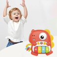 thumbnail image 4 of Children's Dinosaur Electronic Piano, Sound & Light Educational Toy, Finger Exercise Gadget, Early Childhood Learning Tool, Color Shape Matching Toy, Kids Musical Plaything, Toddler Developmental Toy, 4 of 6