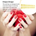 thumbnail image 2 of mmirethe Art Delicate Removable Artificial Tips Extension Fingernails Fashion Wraps Manicure Tools Decoration for Girls Type 19, 2 of 6