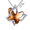thumbnail image 2 of Jusqu'à 65 % de Rabais sur les Colliers SMihono pour Femmes Collier Papillon en Cristal Multicolore Pendentif de Mode, 2 of 2