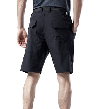 EGNMCR Mens Shorts Men's Quick Dry Shorts Multi-pocket Training Hiking Pants Gifts for Men