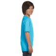 thumbnail image 4 of Hanes Boy`s 5.2 oz COMFORTSOFT HEAVYWEIGHT T-Shirt, XL, Light Blue, 4 of 4
