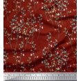 thumbnail image 1 of Soimoi Polyester Crepe Fabric Artistic Floral Fabric Prints by Yard 52 Inch Wide, 1 of 3