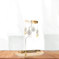 thumbnail image 1 of ziyahi Gold Candle Holder Rotating Tea Light Holder Candleholder Decor B, 1 of 8