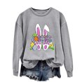 thumbnail image 5 of EGNMCR Easter T-Shirts Imprimés pour Femmes T-Shirts Graphiques pour Femmes T-Shirts à Manches Courtes pour Femmes T-Shirts à Col Rond pour Femmes Haut Imprimé Easter à Manches Longues Chandails pour Femmes T-Shirts, 5 of 5