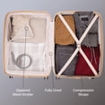 thumbnail image 4 of 3-Piece Hardside Luggage Set: 28 Inch, 24 Inch Large Suitcases with wheels and 20 Inch Carry On Luggage, 4 of 10