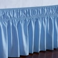 thumbnail image 3 of EIGTHTAIL Ruffled Grey King Size Bed Skirt  Dust Ruffle for King Bed with 15” Drop  Soft and Solid Microfiber  Classic Style  California King  Silver Gray Bedskirts, 3 of 8