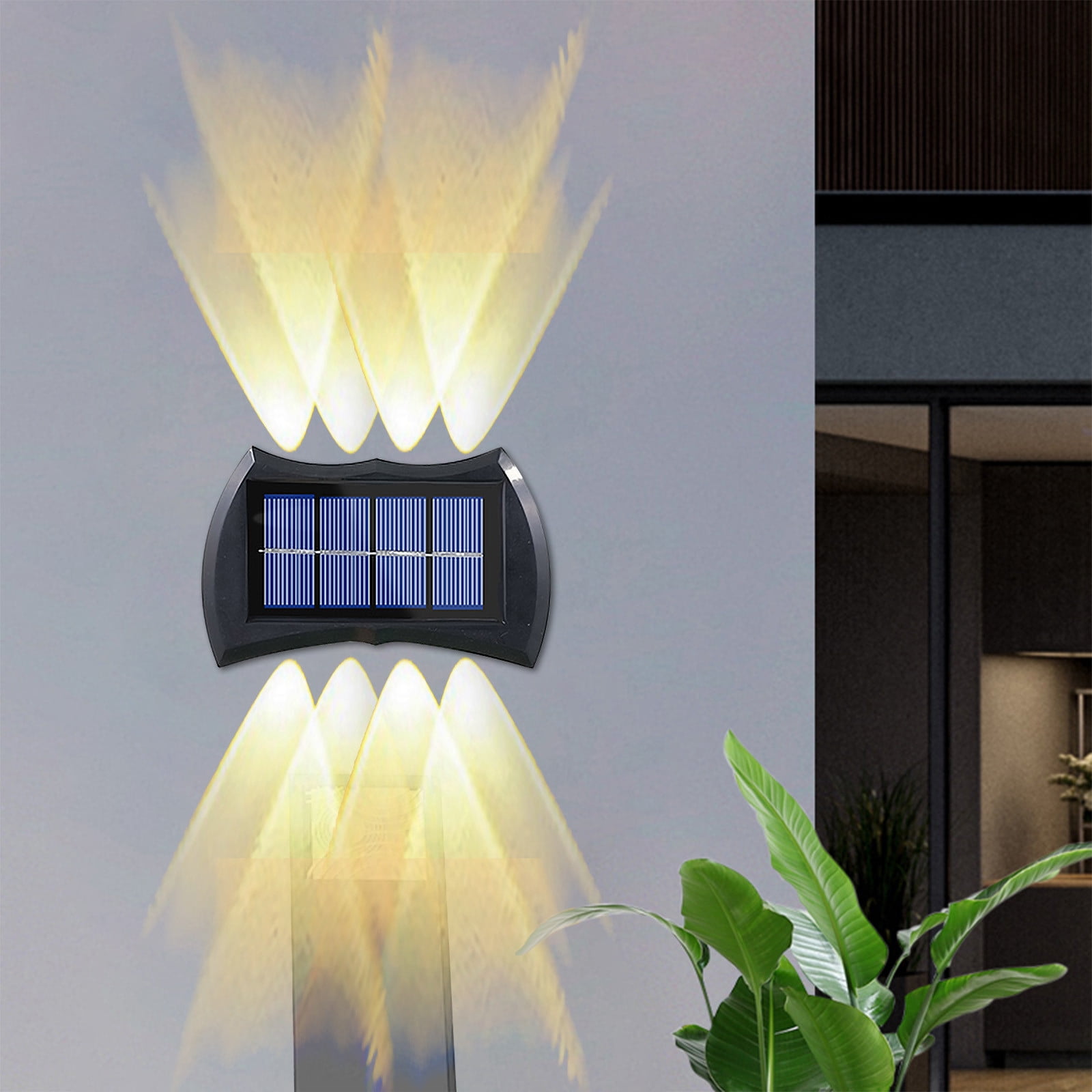 Dvkptbk solar lights LED Outdoor Solar Lights, Land-scape Spotlights, Garden Lights, Wireless Solar Powered Outdoor Lights/Lighting for Yard, Walkway