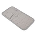 thumbnail image 1 of Organisateur de Pare-Soleil de Voiture Rangement Cd Sac de Rangement Cd Support Multifonction en Cuir PU Pare-Soleil de Voiture Rangement Cd Gris, 1 of 8