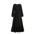 thumbnail image 4 of Gspmoly Robe pour Femmes, Robe Décontractée pour Femmes à la Mode, Robe à Col Rond à Manches Longues, Robe Longue à Taille, Robes de Cocktail pour Femmes, Cadeaux de Vacances, 4 of 6