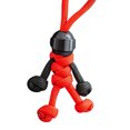 thumbnail image 1 of Kcodviy Motorcyclist Minifigure Hanging Chain Ring Key Umbrella Rope Weaving Keychain Leather Lanyard for Keys Personality Motorcycle Key Accessories, 1 of 9