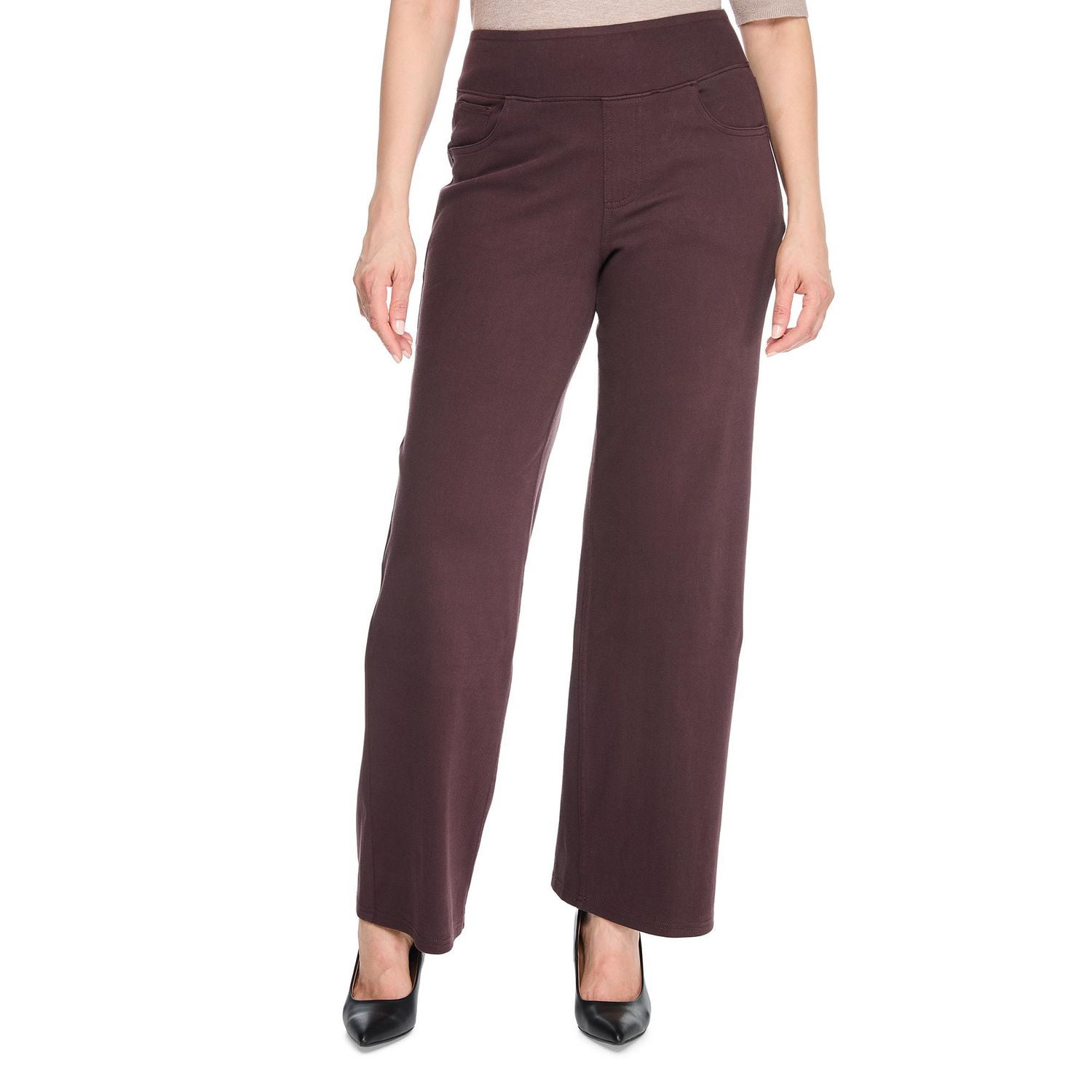 IYLA PL IL Pantalon en DENIM Tricoté