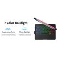 thumbnail image 3 of Rose Gold Bluetooth Keyboard with 360-Degree Rotation for iPad Pro 11, Air 4 & 5 - Compatible with Multiple Models, Lightweight ABS Design, Long Battery Life and Fast Charging, 3 of 7