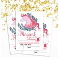 thumbnail image 2 of Darling Souvenir White Birthday Invitation Card 28 Pcs Fill or Write In Blank Invites Printable Party Supplies 5 x 7 Inches, 2 of 5