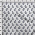 thumbnail image 3 of oneOone Cotton Flex Fabric Paisley Block Printed Fabric 1 Yard 40 Inch Wide, 3 of 4