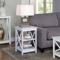 thumbnail image 1 of Convenience Concepts Oxford Table d'Appoint Carrée, Fini Bois Blanc, 1 of 6