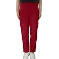 thumbnail image 3 of WEIYLL Pantalon pour Garçons devant Plat Habillé Taille Ajustable Tenues d'École Rouge Sortie Automne Bas Taille 7-8 Ans, 3 of 3