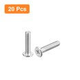 thumbnail image 3 of Unique Bargains M5x0.8x22mm Lot de 20 Vis Plates Rondes en Métal pour Machine à Entraînement Phillips, 3 of 5