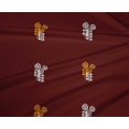 thumbnail image 4 of oneOone Polyester Lycra Maroon Fabric Leaves Block Sewing Material Print Fabric By The Yard 56 Inch Wide, 4 of 4