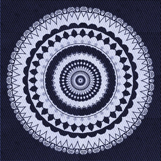 Ahgly Tapis d'Intérieur Lavable en Machine Carré Transitionnel Bleu Nuit, 7 Pieds Carré