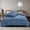 🔥 Blue, variant on Sentmoon 4 Piece Bedding Set Solid Color Washed Cotton Duvet Cover Sheet Set Queen King Size 1.8m Bed 180x220cm Duvet Cover Pillowcase All Season Soft Comfortable Bedroom Linen