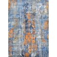 thumbnail image 1 of Ahgly Company Tapis d'Intérieur Rectangle Mid-Century Moderne Granit Gris Zone Orientale, 4' x 6', 1 of 6