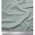 thumbnail image 1 of Soimoi Polyester Crepe Fabric Geometric Small Print Fabric by Yard 52 Inch Wide, 1 of 3