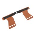 thumbnail image 3 of Lifting 2pcs Gymnastics Palm Protector Imitation Leather Three Fingers Hand Grip for Pull Up Weight Lifting Training, 3 of 7