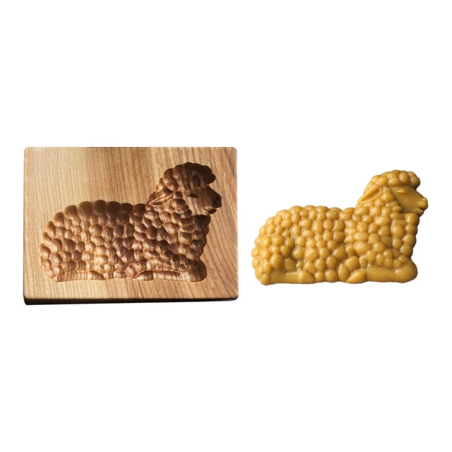 Rinsvye Diy Baking Moulds Wooden Sandwich Eyes Cookie Moulds Embossing Ready Made Pie Crust Craft Decorative Baking Tools for Christmas Thanksgiving Christmas Kitchen