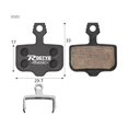 thumbnail image 2 of ​Bicycle Metal Disc Brake Pad Mountain Road Bike Brake For SHIMAN0/HOPE/SR AM, 2 of 3
