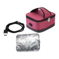 thumbnail image 4 of Abbracc Heated Lunch Box Food Heating Bag Meals Reheating with Zipper Electric Lunch Box red, 4 of 9