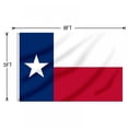 thumbnail image 2 of MesaSe Texas Flag Embroidered and Sewn Heavyweight 100D Polyester Flag, 2 of 9