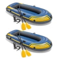 thumbnail image 1 of Intex Challenger 2 Ensemble de Radeau Bateau Gonflable pour 2 Personnes avec Rames et Pompe à Air (Lot de 2), 1 of 8