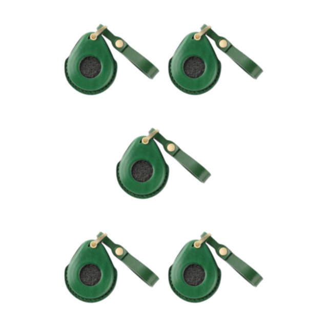 VONKY Key Cover PU Leather Cute Fit for Boyfriend Motorcycle Green 5Set