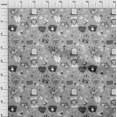 thumbnail image 4 of oneOone Cotton Silk Light Gray Fabric Tool Craft Projects Decor Fabric Printed By The Yard 42 Inch Wide, 4 of 4