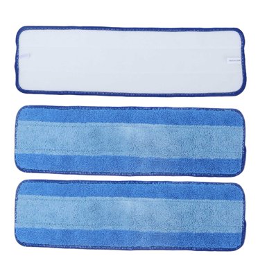 Chiffon de Vadrouille, 3 Pcs Humide Sec Double Tampon de Vadrouille Humide Sec Accessoire de Vadrouille Normes de l'Industrie