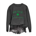 thumbnail image 2 of Chemises pour Femmes Col Rond Imprimé Fête de la Saint-Patrick Manches Longues Chandails en Molleton Fête de la Saint-Patrick Chemises pour Femmes, 2 of 4