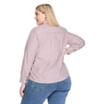 thumbnail image 3 of Lane Bryant Women's Plus Poplin Button-Up Shirt, 3 of 6