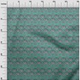 thumbnail image 2 of oneOone Cotton Poplin Fabric Floral Block Printed Fabric 1 Yard 42 Inch Wide, 2 of 4