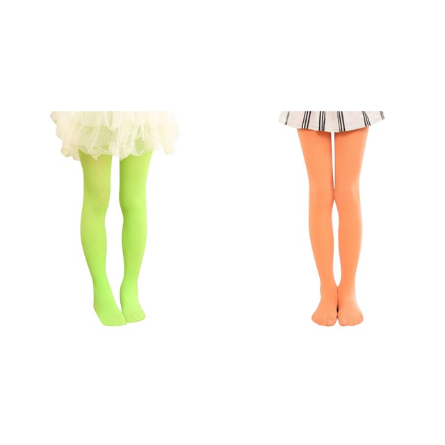 2 Pack(B 1PCS & YE2 1PCS) Multipack 5T Sweatpants Leggings Pantihose Stretchy Basic Full Length Ballet Dance Pants Pantyhose for Spring Summer Stocking