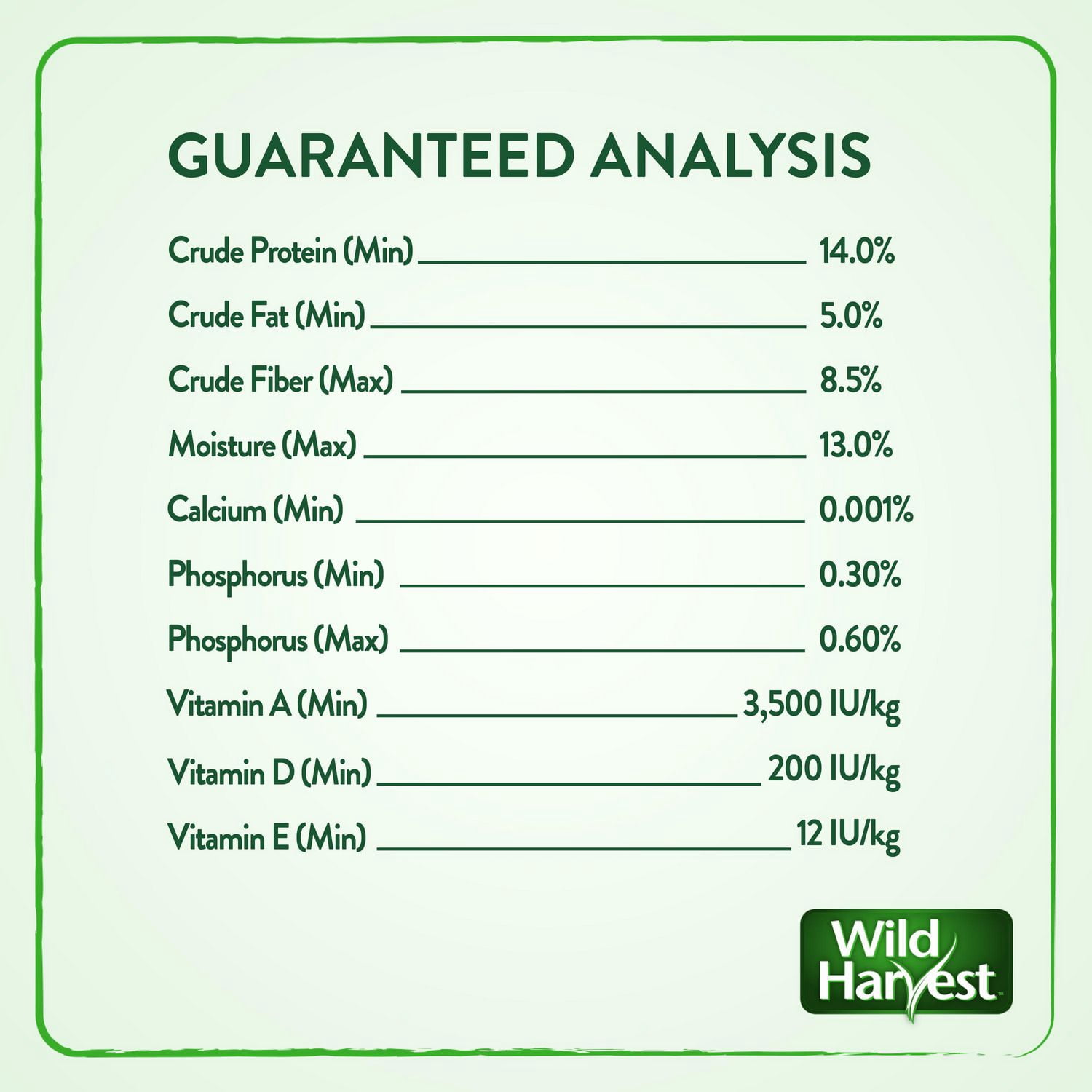 Wild Harvest Molting Supplement, 7.5oz