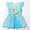 Bleu-2, variante sur Princesse Disney Barboteuse pour Tout-Petites Filles Combinaison Graphique Raiponce avec Jupe en Tulle Robes Manches à Volants Tenues d'Été Tailles 2-6T