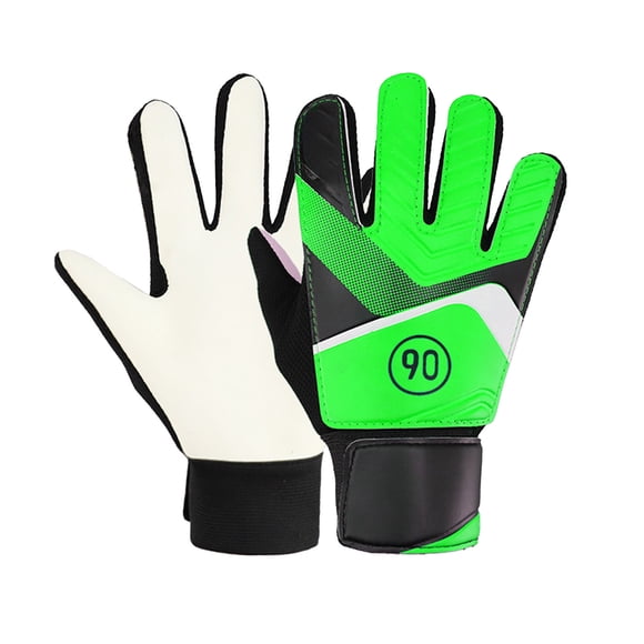 Rubber Gloves Medium Children'S Football Goalie Gloves Rubber Shock Resistant Goalie Sundries Hand Shock Resistant Gloves Rubber Gloves Large