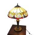 thumbnail image 3 of FixtureDisplays® Tiffany Style Elegant 2 Lights Desktop Lamp 16-Inch Shade15719, 3 of 13