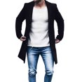 thumbnail image 1 of Qertyioot Hauts pour Hommes Automne Hiver Décontracté Manches Longues Bouton Veste Mode, 1 of 5