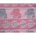 thumbnail image 4 of oneOone Polyester Lycra Fabric Floral & Elephant Block Print Fabric By The Yard 56 Inch Wide, 4 of 4
