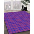 thumbnail image 3 of Ahgly Company Tapis d'Intérieur Lavable en Machine Carré Transitionnel Magenta Rose, 5 Pieds Carré, 3 of 7
