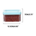 thumbnail image 2 of TIMIFIS Cereal Containers Storage Food Storage Container with Lids Tall Airtight Food Storage Jar Plastic Food Storage Container Kitchen Pantry Containers for Cereal Flour and Sugar Home and Kitchen, 2 of 2