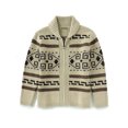 thumbnail image 3 of Innerwin Outwear Zip Up Men Cardigans Travel Lapel Slim Fit Cardigan Sweater Khaki 2XL, 3 of 5